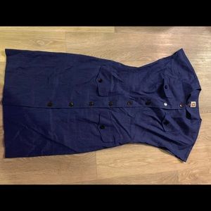 Blue dress- button down